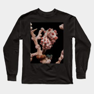 A Pygmy Seahorse in Indonesia Long Sleeve T-Shirt